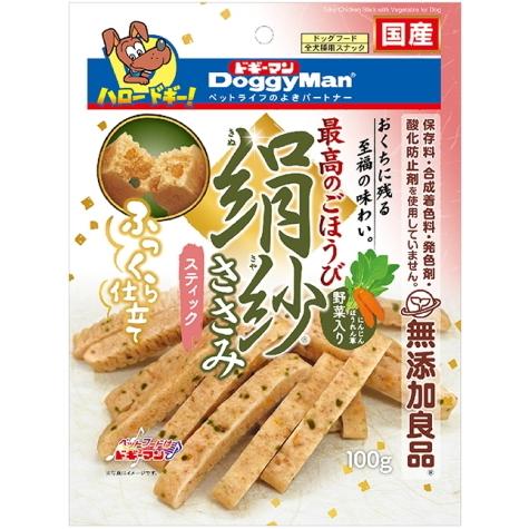 【ドギーマンハヤシ】絹紗　スティック　野菜入り　１００ｇ
