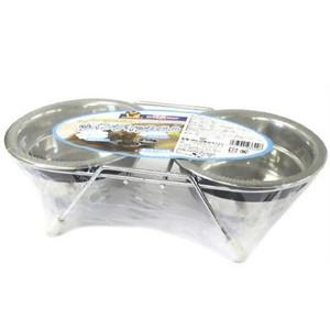 【ドギーマンハヤシ】カタカタ鳴らないツインディッシュ　Ｓ