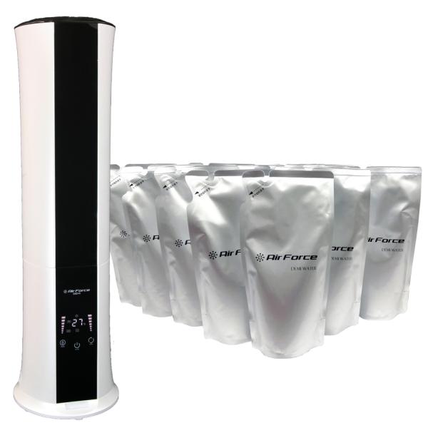 エアフォースデミと専用水250ml×12袋セット 空間除菌 ウィルス対策 除菌 消臭 花粉対策 水成...