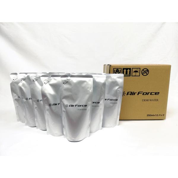 エアフォースデミ専用水 250ｍｌ×12袋入 空間除菌水成二酸化塩素 除菌 ウィルス対策 ドライミス...