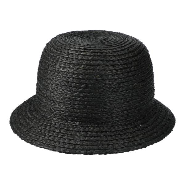 ベーシックエンチ Raffia Crew Hat 帽子 ハット 麦わら ラフィア ストロー 春 夏 ...