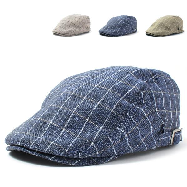 ベーシックエンチ Windowpane Hunting ウィンドウペン ハンチング チェック 麻 ゴ...