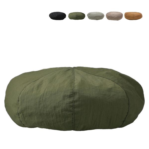 洗える シワ加工 帽子 ベレー帽 メッシュ 風通し シャリ感 消臭 抗菌 吸水速乾 ナイロン 涼しい...