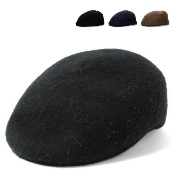 シームレス ウール ハンチング 帽子 メンズ レディース ユニセックス フリーサイズ モコモコ ふわ...