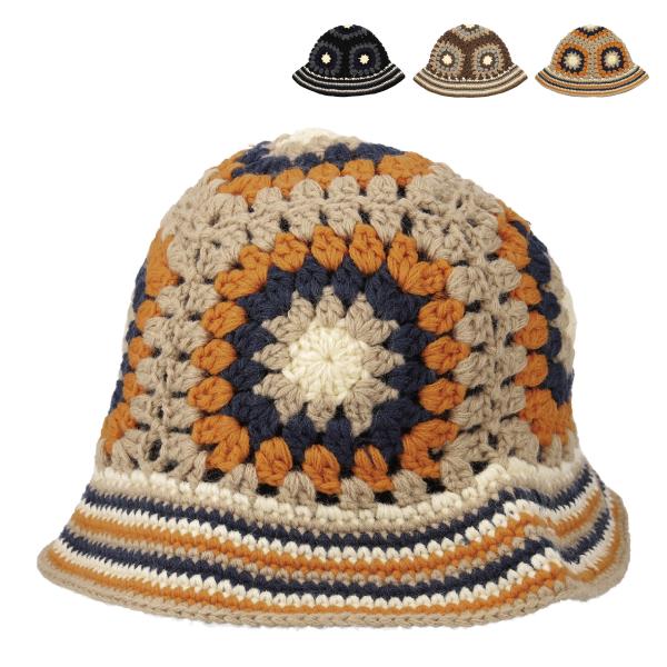 ベーシックエンチ Grateful Crochet Hat 抗菌 消臭 グレートフル 帽子 バケット...