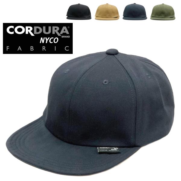 ベーシックエンチ Cordura NYCO Flat Cap 帽子 キャップ 綿 混紡 コーデュラ ...