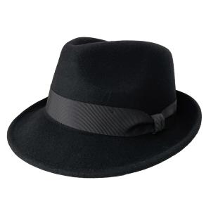 ウール100% 3サイズ フェドラ フェルト ハット 中折れハット 帽子 大きいサイズ 小さいサイズ Mサイズ  フリーサイズ ビッグサイズ Premium Charm Fedra