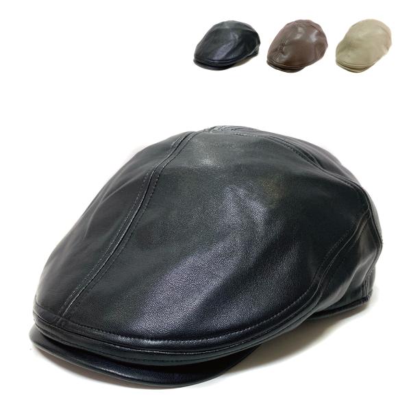 ベーシックエンチ Fake Leather Hunting フェイクレザー ハンチング 抗菌 消臭 ...