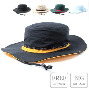 ベーシックエンチ Teflon Safari Hat 2 サファリハット 大きいサイズ有り はっ水 洗える 吸水速乾 アウトドア レディース メンズ フリーサイズ ビッグサイズ