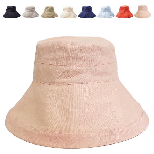 ラバブル Any Day Hat 帽子 日除け ハット ガルボ 綿 麻 バケット ハット レディース...