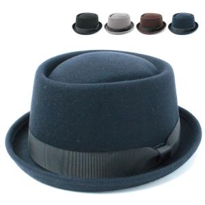 フェルトハット Felt Porkpie Hat ポークパイ レディース