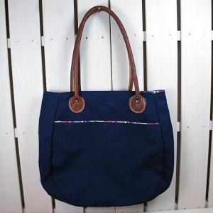 RH『キャンバス生地×リバティ生地ドロップバッグ』