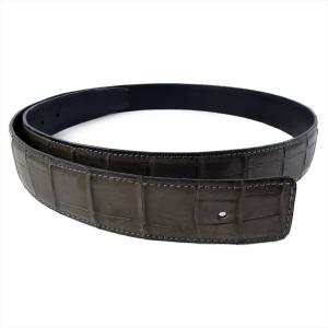 新品 クロコダイルレザー ベルト コンスタンス対応 Hバックル 交換用