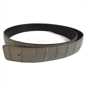 HERMES エルメス クロコダイル ポロサス ワニ革 レザー ブラック 黒