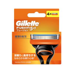 ジレット フュージョン5+1 専用替刃 4コ入　Gillette Fusion 5+1 定形外可能｜riviere-net
