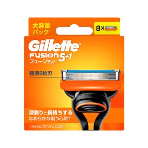 ジレット フュージョン5+1 専用替刃 8コ入　Gillette Fusion 5+1｜riviere-net