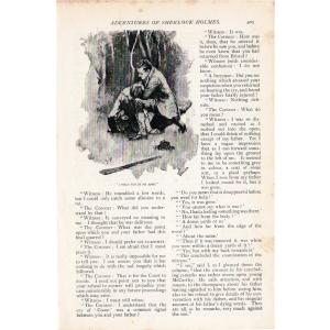 シャーロック・ホームズ《ボスコム渓谷の惨劇》/シドニー・パジェット/コナン・ドイル　1891年当時のオリジナル挿絵
