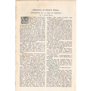 【Rivoli Antiques】シャーロック・ホームズ《花婿失踪事件》（タイトルページ）／挿絵無し 1891年