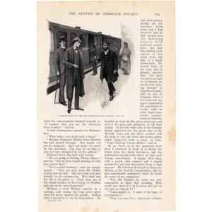 【Rivoli Antiques】シャーロック・ホームズ《踊る人形》（ロンドンから来た刑事に間違われるホームズ）1903年