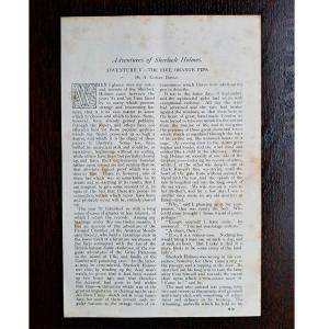 【Rivoli Antiques】シャーロック・ホームズ《オレンジの種五つ》（タイトルページ） 1891年