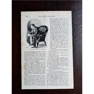 【Rivoli Antiques】シャーロック・ホームズ《オレンジの種五つ》（暖炉の火を見つめるホームズ） 1891年