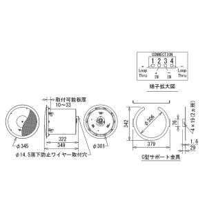 JBL Control19CS 天井埋込用サブ...の詳細画像1