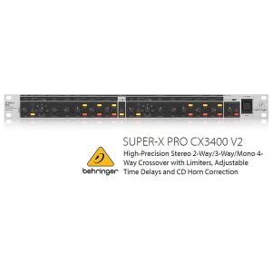 BEHRINGER/べリンガー　ステレオ2-Way/3-Way、モノラル4-Wayクロスオーバー　C...