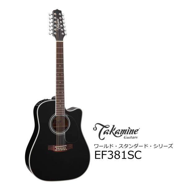 Takamine/タカミネ　EF381SC 12弦ギター　ワールド・スタンダード・シリーズ　エレアコ...