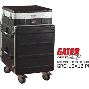 GATOR CASES GATOR コンソールオーディオラック用キャスター付き10U