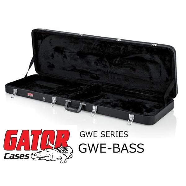 GATOR　ベースギター用ハードシェル・ウッド・ケース　GWE-BASS