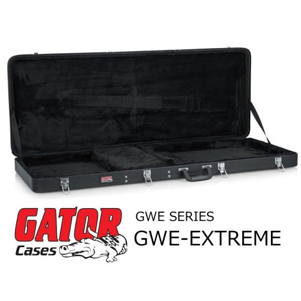 GATOR　変形ギター用ハードシェルウッドハードケース　GWE-EXTREME