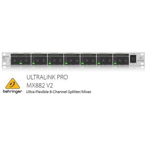 BEHRINGER べリンガー　MX882 V2 ULTRALINK PRO　8chスプリッター/ラ...