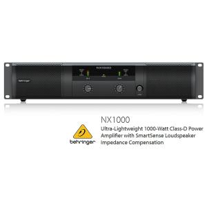 BEHRINGER/べリンガー　500W×2(2Ω） ステレオ・パワーアンプ　NX1000