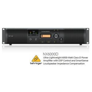 BEHRINGER/べリンガー　3000W×2(4Ω)　DSP搭載クラスDパワーアンプ　NX6000...