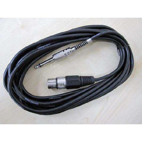 激安マイクケーブル　XLR　⇔　フォン　10m