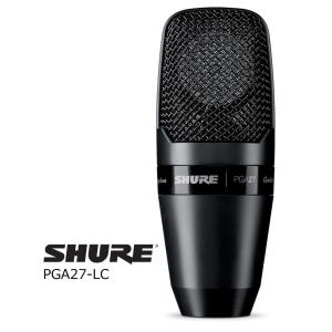 SHURE　大口径ダイアフラム サイドアドレス型コンデンサーマイクロホン　PGA27LC