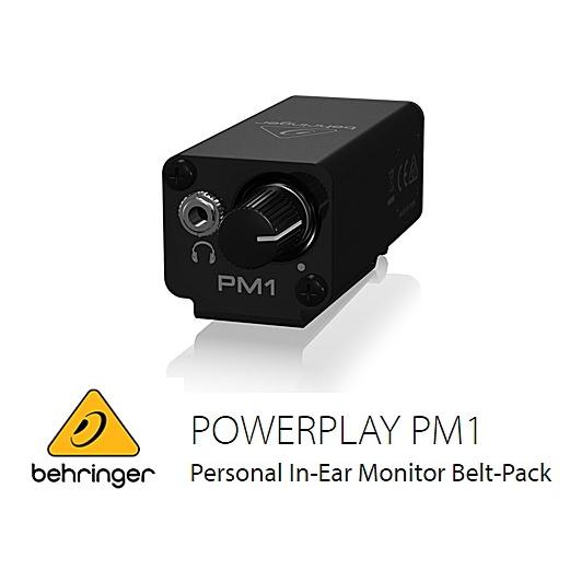 BEHRINGER/ベリンガー　ベルトパック型 超小型インイヤーモニタ　PM1 POWERPLAY