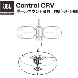 JBL　Control-CVR用ポールマウント金具　PMB｜rizing