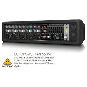 BEHRINGER べリンガー　5chステレオパワードミキサー　PMP550M EUROPOWER