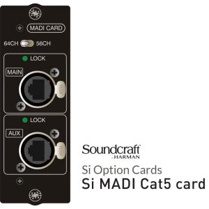 Soundcraft/サウンドクラフト　RJ45端子搭載CAT5ケーブル用MADIカード　Si MADI Cat5card｜rizing