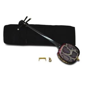 ゼンオン　三線 ニシキ蛇皮柄生地使用　SS-38