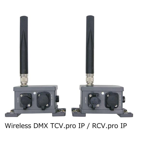E-LITE　防滴仕様Wireless DMX　TCV.pro IP（トランスミッター） + RCV...