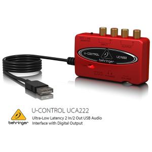 BEHRINGER/べリンガー　USBオーディオインターフェース(レッドモデル)　UCA222 U-...