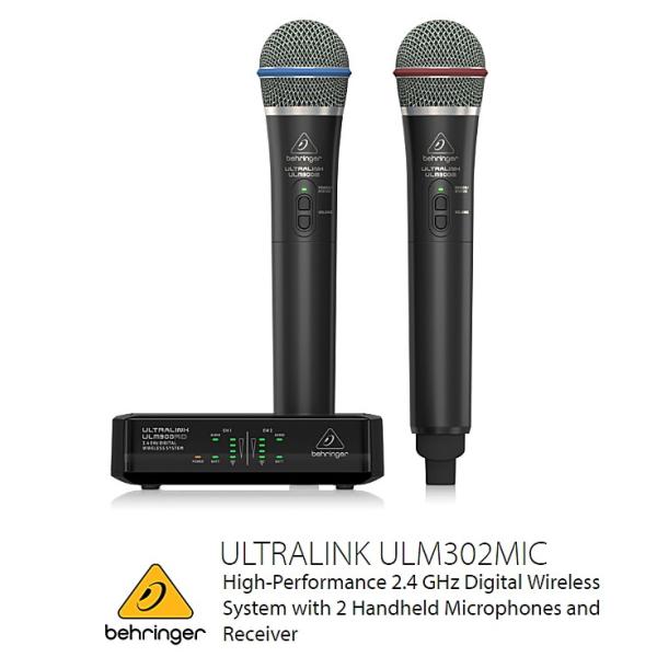 BEHRINGER/べリンガー　2.4GHz帯デジタルワイヤレス　ULM300M ハンドヘルド型送信...