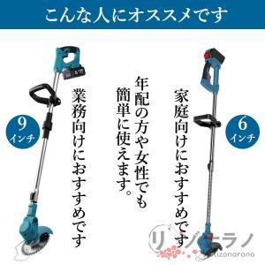 電動草刈機 充電式 草刈り機 コードレス マキ...の詳細画像2