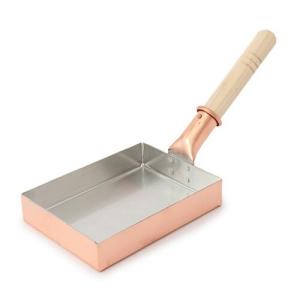 丸新銅器 銅玉子焼器 関東型18cm 卵焼き 純銅製 フライパン : 家具の