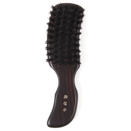 ヘアブラシ 豚毛 携帯用 | かなや刷子 ヘアーブラシ No,125 6行 | かなやブラシ 高級 ...