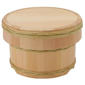 おひつ 木製 さわら | 竹箍お櫃 18cm |...の商品画像