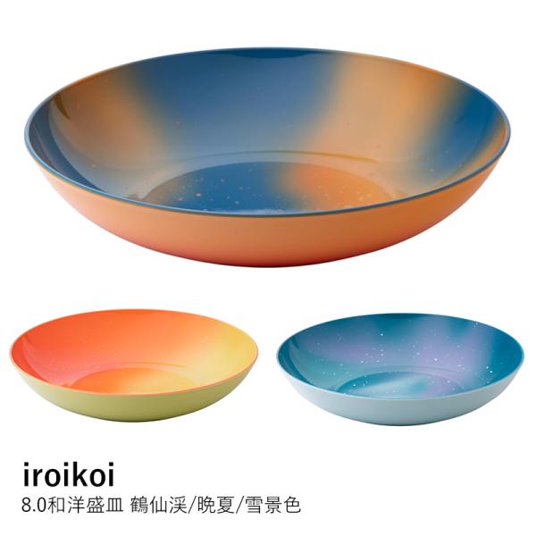 【iroikoi】8.0和洋盛皿 鶴仙渓/晩夏/雪景色 爆買