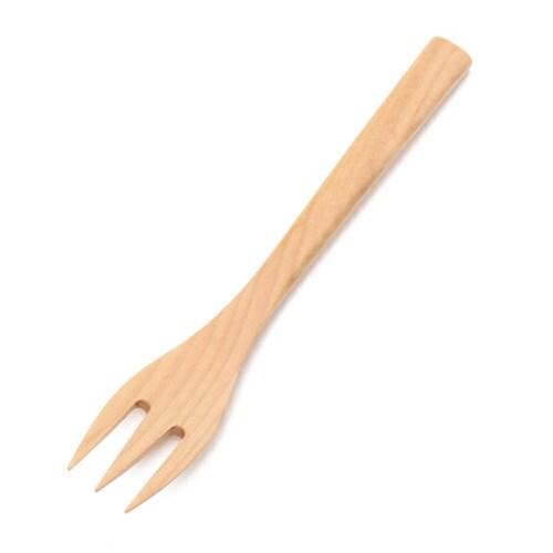 木製 大分県 甲斐のぶお工房＼国産木を使用した木製カトラリー 木製フォーク 15cmフォーク カトラ...